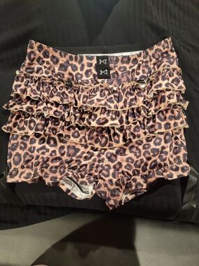 Leopard Print Ruffle Bloomers